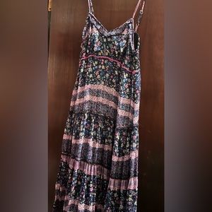 Patrons of peace floral maxi dress (size XSmall)